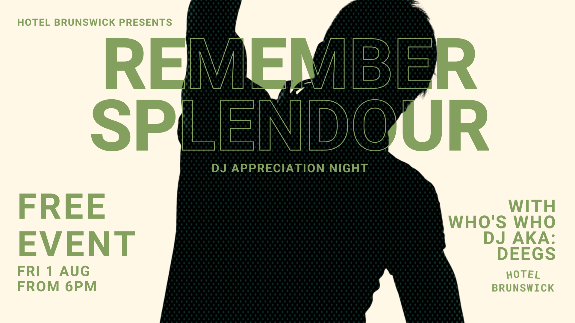 REMEMBER SPLENDOUR – DJ Appreciation Night
