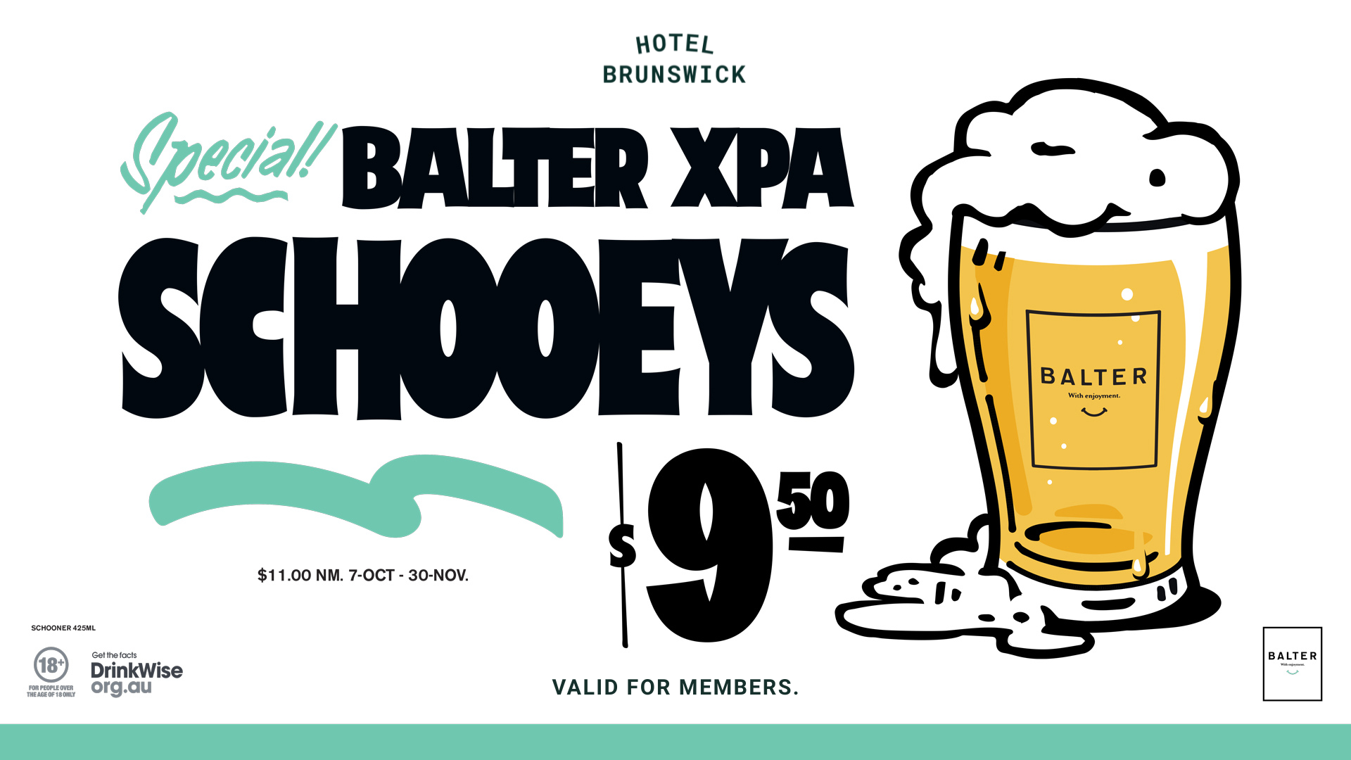 BALTER SCHOOEYS: SPECIAL!
