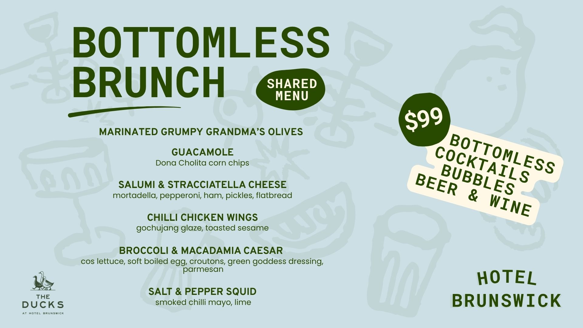 BOTTOMLESS BRUNCH